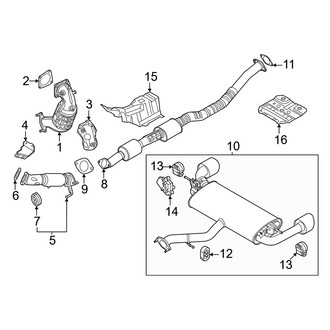 Hyundai OE - Exhaust System - Exhaust Components