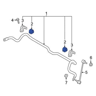 Hyundai OE - Rear Suspension Stabilizer Bar Bushing