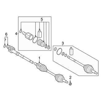 Hyundai OE - Front Suspension - Drive Axles