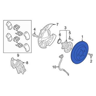 Hyundai OE - Rear Disc Brake Rotor
