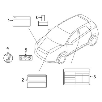 Hyundai OE - Information Labels - Labels (Limited / N Line / N Line S / SE / SEL / SEL Convenience)