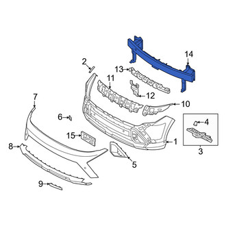Hyundai OE - Front Bumper Impact Bar