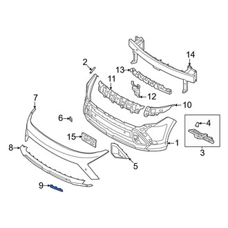 Hyundai OE - Front Right Lower Bumper Trim