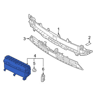 Hyundai OE - Front Left Radiator Shutter Assembly