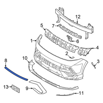 Hyundai OE - Front Center Bumper Trim