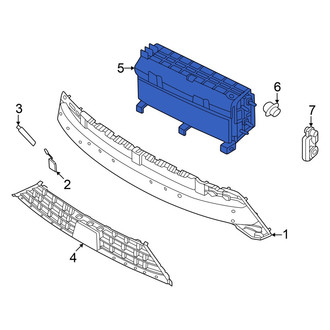 Hyundai OE - Front Right Radiator Shutter Assembly
