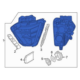 Hyundai OE - Front Right Headlight Assembly