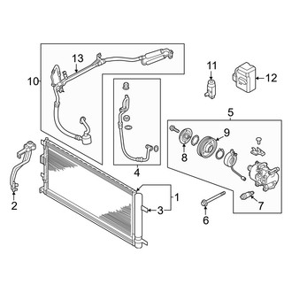 Hyundai OE - A/C Manifold Hose Assembly