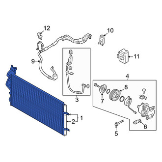 Hyundai OE - A/C Condenser