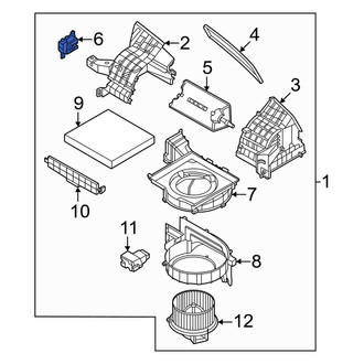 Hyundai OE - HVAC Air Adjustment Control Motor