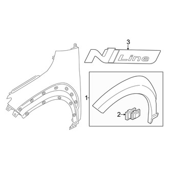 Hyundai OE - Fender - Exterior Trim