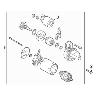 Hyundai OE - Electrical - Starter (SE / SEL / SEL Convenience)