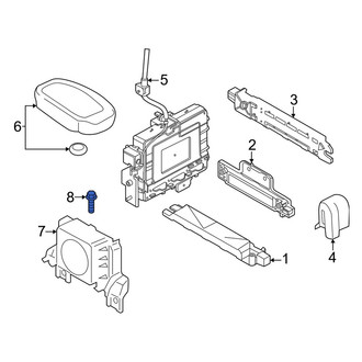 Hyundai OE - Radiator Support Baffle Bolt