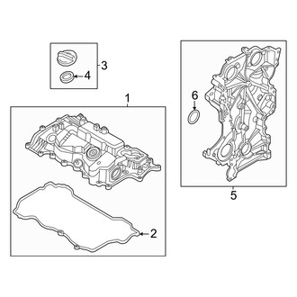 Hyundai OE - Engine / Transaxle - Valve & Timing Covers