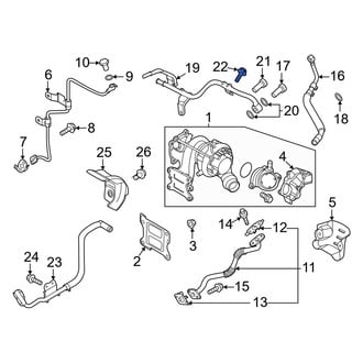 Hyundai OE - Turbocharger Oil Line Bolt