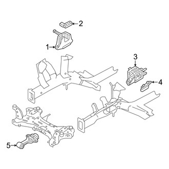 Hyundai OE - Engine / Transaxle - Engine & Transmission Mounting (2.0L)