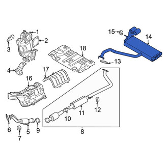 Hyundai OE - Exhaust Muffler