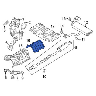 Hyundai OE - Center Floor Pan Heat Shield