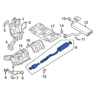 Hyundai OE - Exhaust Muffler