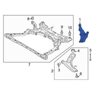 Hyundai OE - Left Steering Knuckle