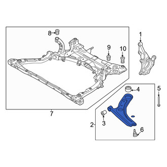 Hyundai OE - Front Left Suspension Control Arm