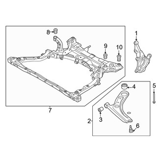 Hyundai OE - Front Suspension - Suspension Components