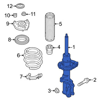 Hyundai OE - Front Left Suspension Strut