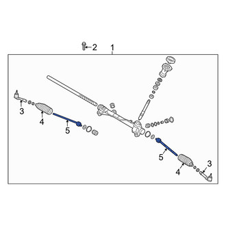 Hyundai OE - Inner Steering Tie Rod End