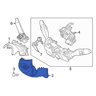 Hyundai OE - Lower Steering Column Cover