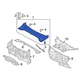 Hyundai OE - Front Cowl Cover