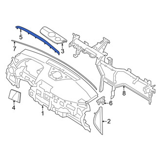 Hyundai OE - Upper Instrument Panel Trim Panel