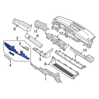 Hyundai OE - Instrument Panel Knee Bolster
