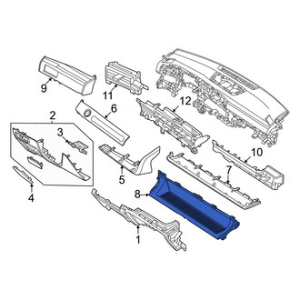 Hyundai OE - Instrument Panel Storage Compartment