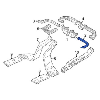 Hyundai OE - Rear Center Instrument Panel Air Duct