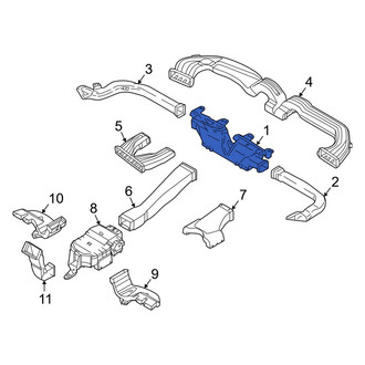 Hyundai OE - Front Windshield Defroster Nozzle