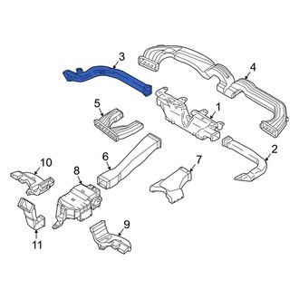 Hyundai OE - Front Right Lower Instrument Panel Air Duct