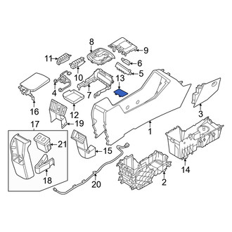 Hyundai OE - Console Lid