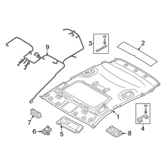Hyundai OE - Roof - Interior Trim (With Sunroof), (Limited)