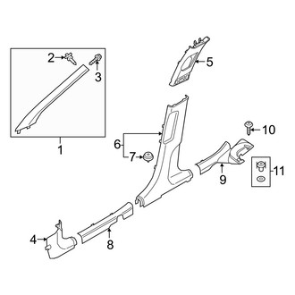 Hyundai OE - Pillars, Rocker & Floor - Interior Trim