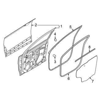 Hyundai OE - Front Door - Door & Components