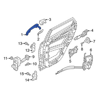 Hyundai OE - Rear Left Outer Exterior Door Handle