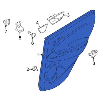 Hyundai OE - Rear Right Outer Door Outer Panel