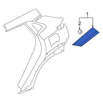 Hyundai OE - Front Right Wheel Arch Molding