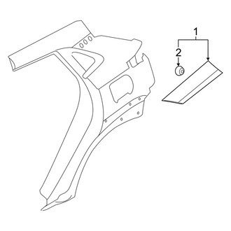 Hyundai OE - Quarter Panel - Exterior Trim