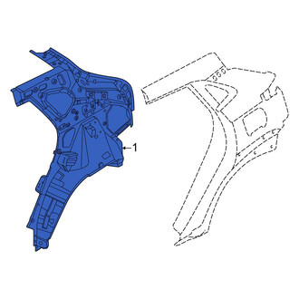 Hyundai OE - Rear Left Inner Quarter Panel
