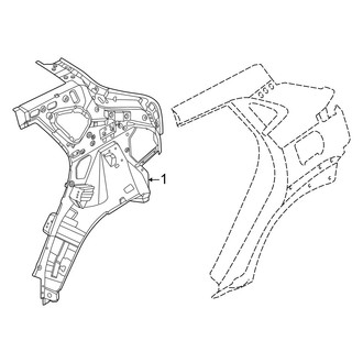 Hyundai OE - Quarter Panel - Inner Structure (FWD)