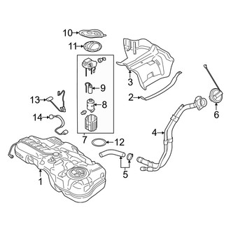 Hyundai OE - Fuel System Components
