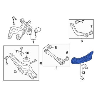 Hyundai OE - Rear Left Suspension Trailing Arm