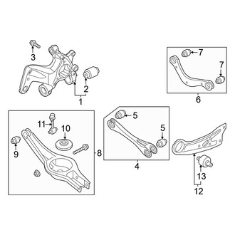 Hyundai OE - Rear Suspension - Suspension Components (AWD)