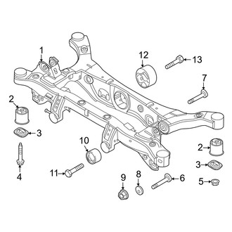 Hyundai OE - Rear Suspension - Suspension Mounting (AWD)